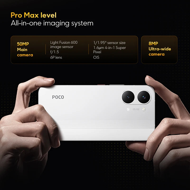 【World Premiere】Global Version  POCO X8 Pro Max 8500mAh Smartphone Dimensity 9500s 6.83'' 1.5K 120Hz Ultra-Bright AMOLED Display