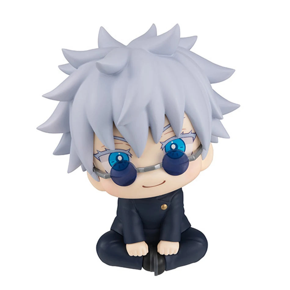 Anime Cute Fushiguro Toji Jujutsu Kaisen Figure Gojo Satoru Action Figure Q Version Doll Geto Suguru Statue 10cm PVC Model Toys