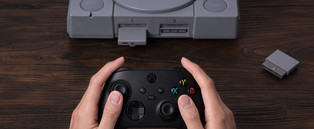 8BitDo Retro Receiver Adapter Dongle for PS1 PS2 Windows Support Xbox Series / Xbox One Controller Switch PS5 PS4 Gamepad