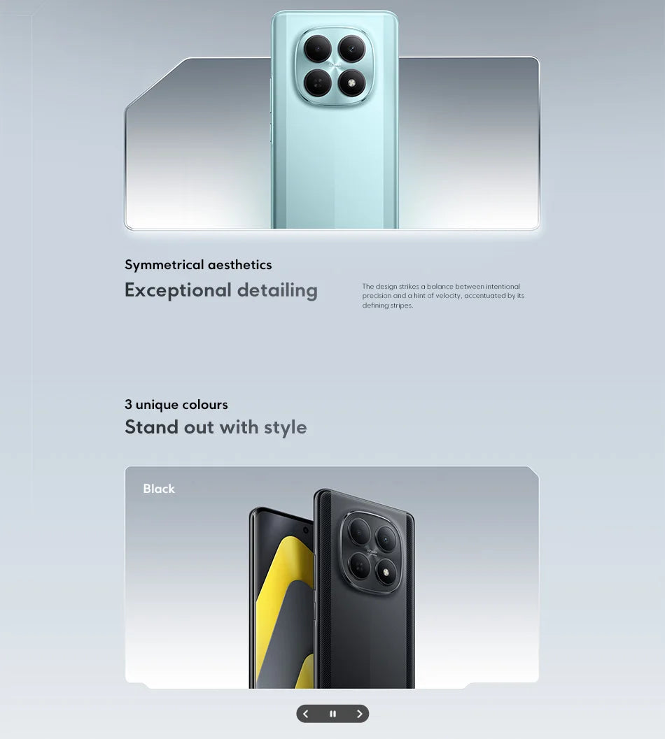 POCO M8 5G Global Version Smartphone 256GB 512GB Snapdragon® 6 Gen 3 NFC 6.77" 120Hz Display 50MP Main Camera 45W Charging