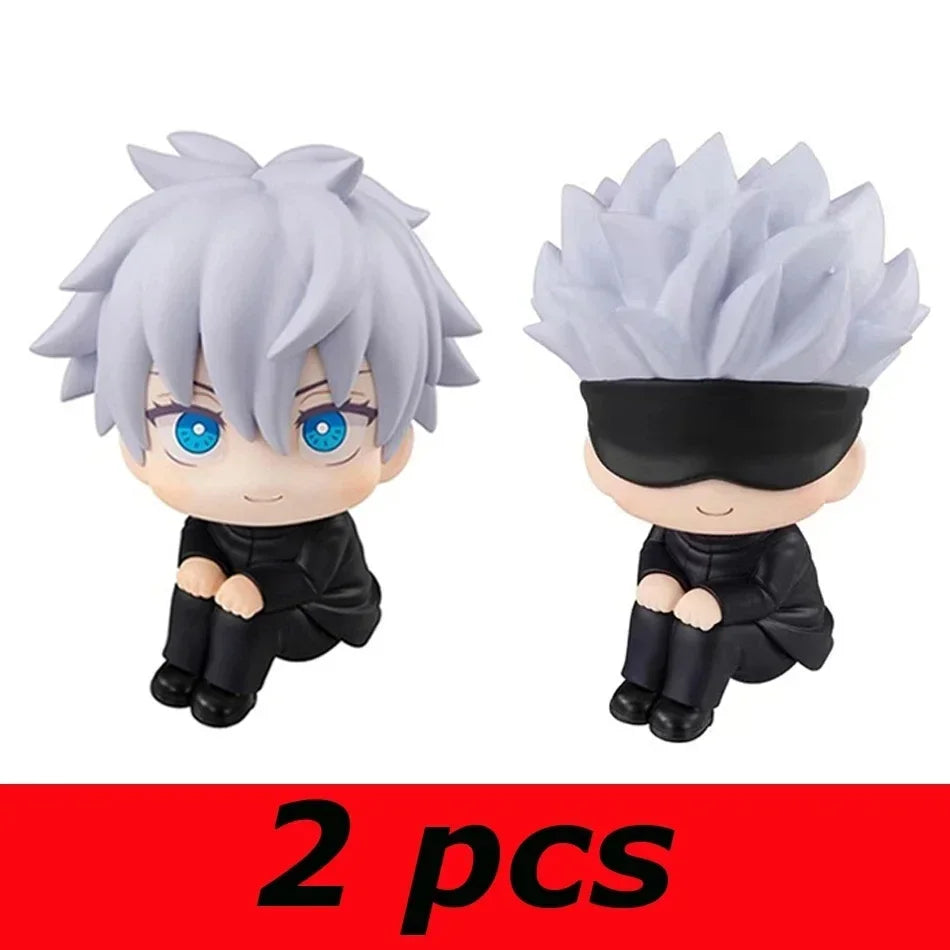 6.5cm Anime Jujutsu Kaisen Figure Itadori Yuji Gojo Satori Fushiguro Megumi Kugisaki Kawaii Toy Car Decoration PVC Model Gift