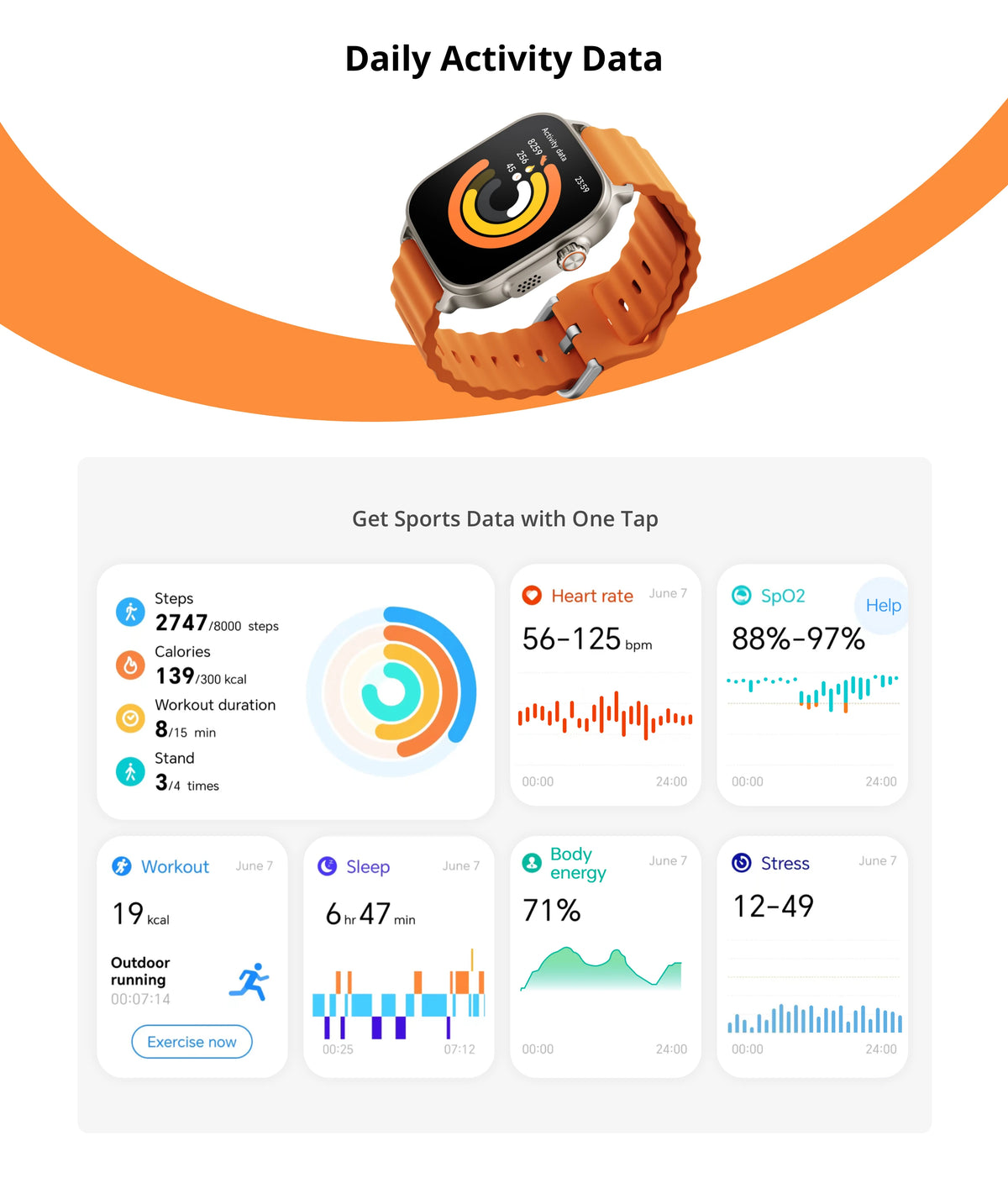 realme Watch 5 Smart Watch Global Version 1.97" AMOLED Display Sports & Health Monitoring 14-day Battery Life IP68 Bluetooth 5.3