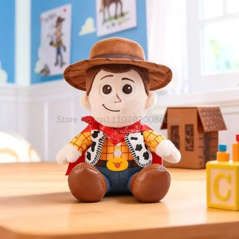 Original Potdemiel Toy Story 5 Plush Toys Woody Jessie Lilypad Smarty Pants Atlas Stuffed Doll Plushies Collection Cuddly Gift