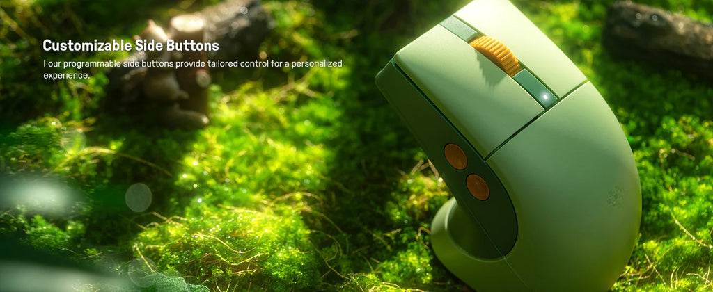 8BitDo Retro 87 Mechanical Keyboard & Retro R8 Mouse - Forest Wonder Officially licensed by XBOX. Compatible Windows Android.