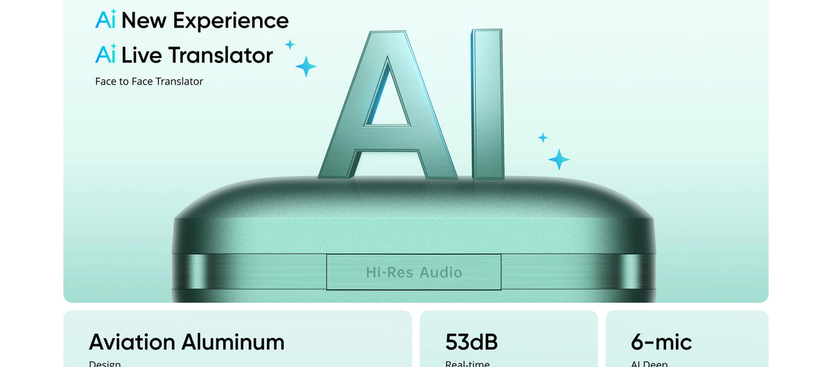 realme Buds Air 7 Pro TWS Earphone AI Live Translator 53dB Noise Cancellation 3D Spatial Effect 11+6mm Dual-dac Driver LHDC 5.0