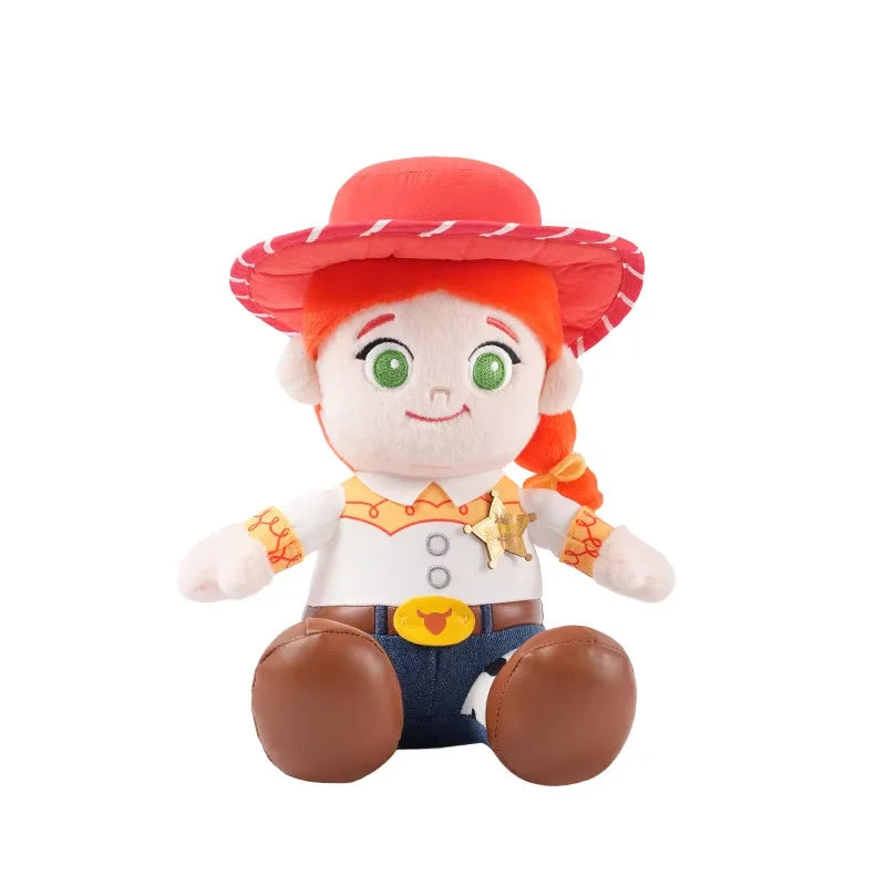 Genuine Toy Story 5 Soft Cuddly Plush Woody Jessie Lilypad Smarty Pants Atlas Stuffed Doll Desktop Collectible Display Ornament
