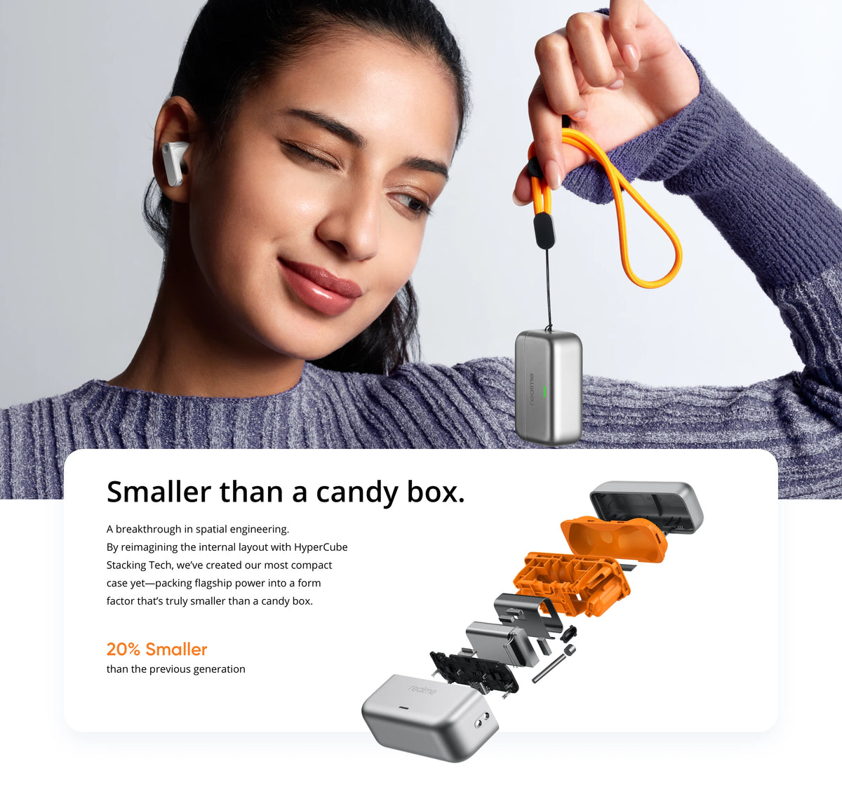 realme Buds T500 Pro TWS Earphones 50dB Noise Cancellation Up to 56 Hours of Playback Bluetooth 6.1 IP55 12.4mm Bass Driver