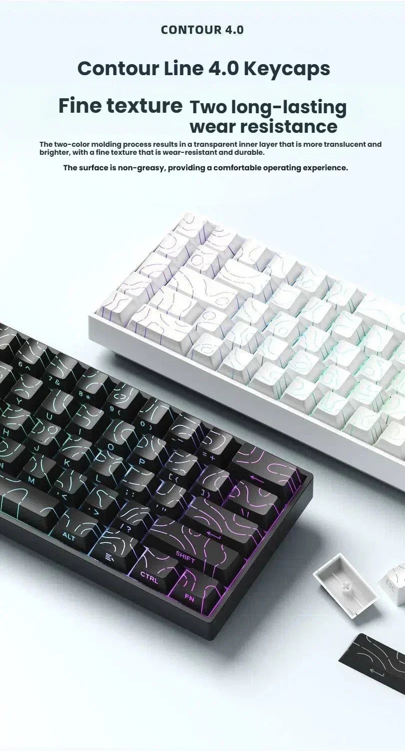 X68 HE Rapid Trigger Keyboard 8000Hz Magnetic 0.01mm RT Accuracy Wired Ergonomics Gaming Esports Keyboard Win Macos