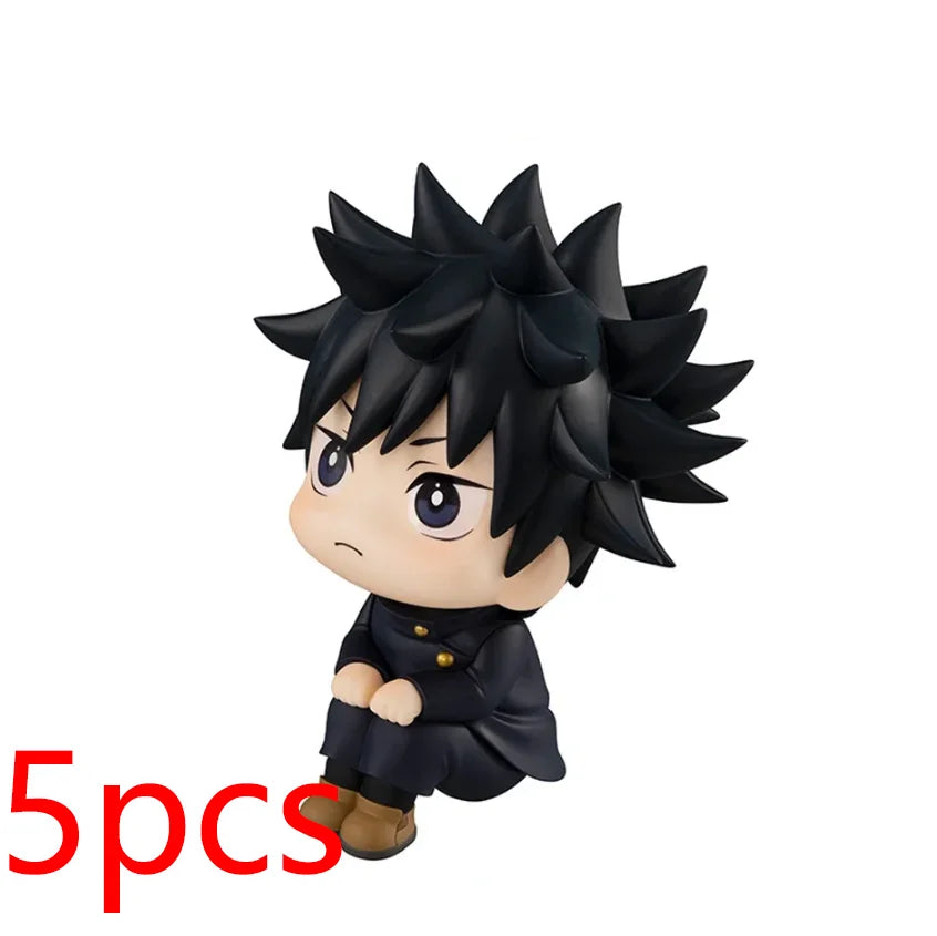 6.5cm Anime Jujutsu Kaisen Figure Itadori Yuji Gojo Satori Fushiguro Megumi Kugisaki Kawaii Toy Car Decoration PVC Model Gift