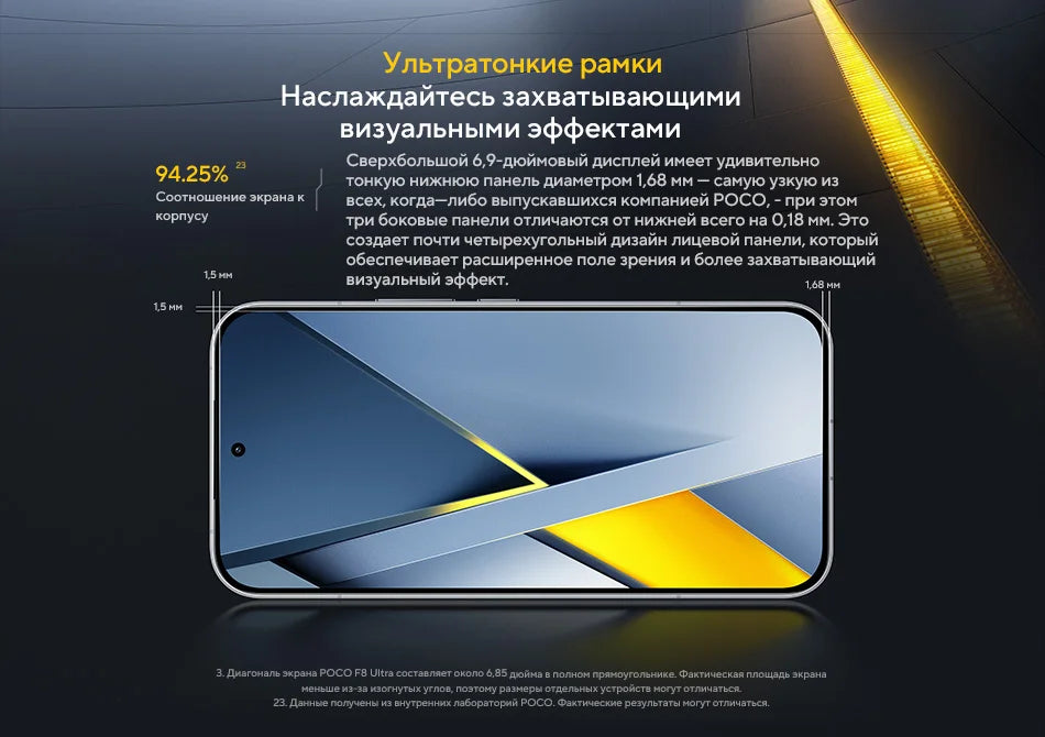 POCO F8 Ultra【World Premiere】Global Version Smartphone Snapdragon 8 Elite Gen 5 50MP 6.9" 120Hz display 6500mAh battery