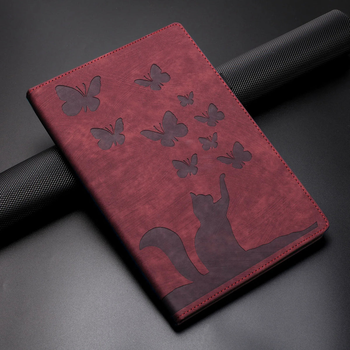 with Card Slot Butterfly Cat Tablet Case For iPad 2025 Pro Air MINI 10.2 10.9 11 12.9 13 inch 4 5 6 7 8 9 10th Generation Cover
