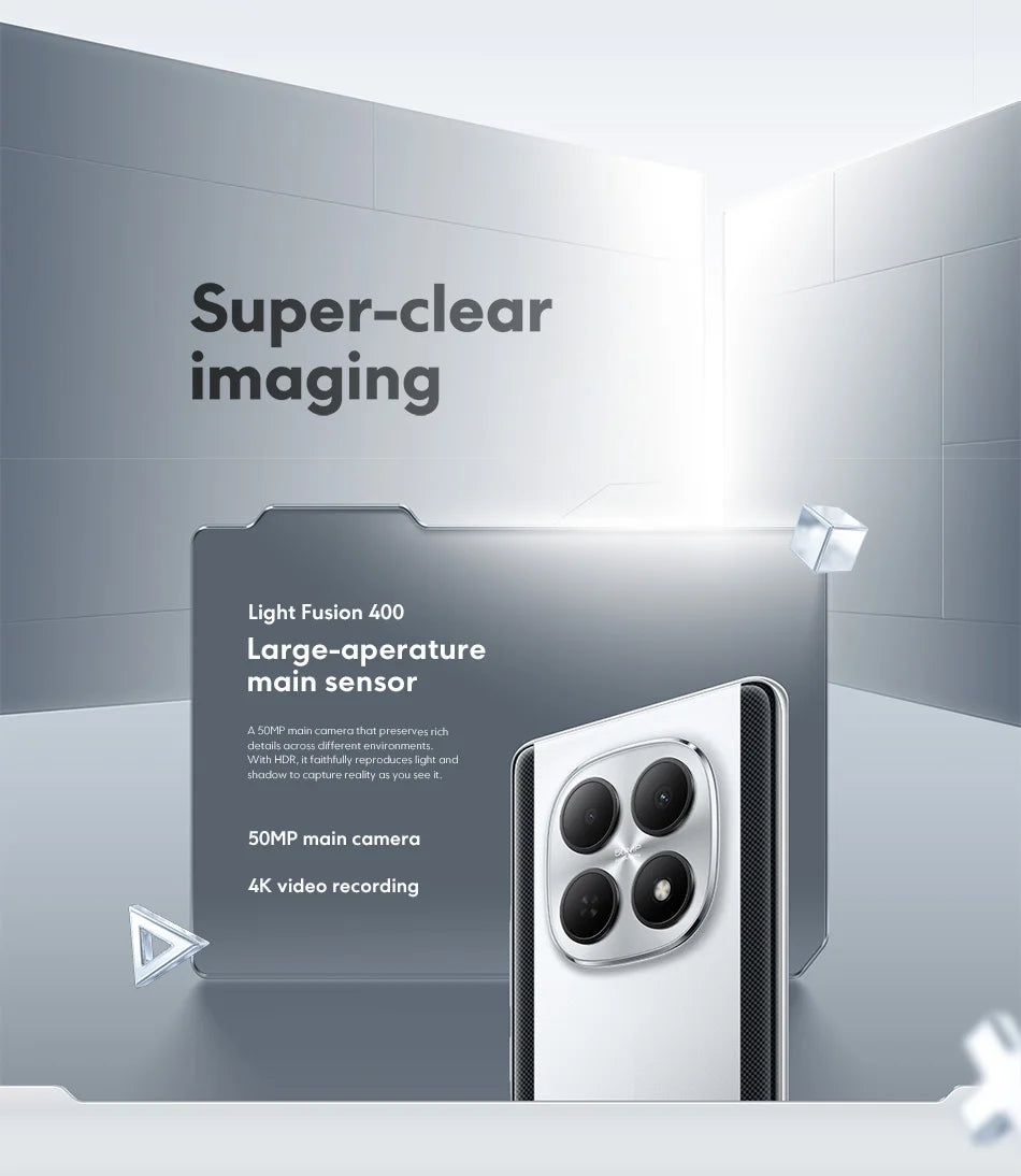 POCO M8 5G Global Version Smartphone 256GB 512GB Snapdragon® 6 Gen 3 NFC 6.77" 120Hz Display 50MP Main Camera 45W Charging