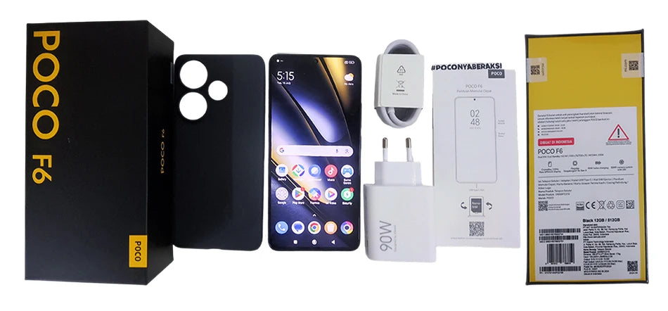 Global Version POCO F6 5G Smartphone Snapdragon®8s Gen 3 NFC 120Hz Flow AMOLED 90W Turbo Charging 5000mAh 50MP Camera NFC
