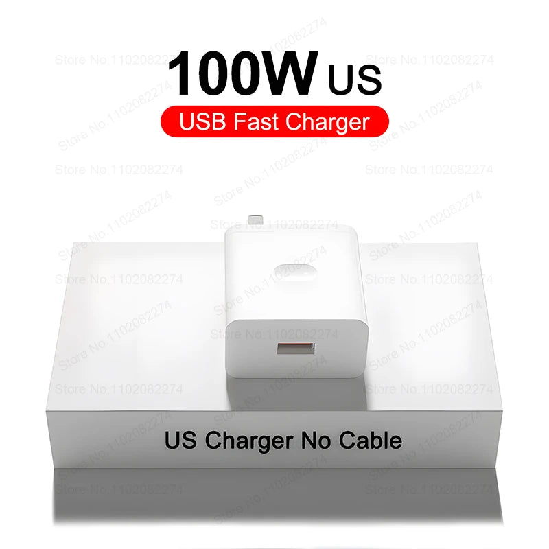 For Oneplus 100W SuperVOOC USB Fast Charger For Oneplus 15 15r 13 13r 13t 13s ace 6t nord 6 Fast Charging Plug Type C Date Cable