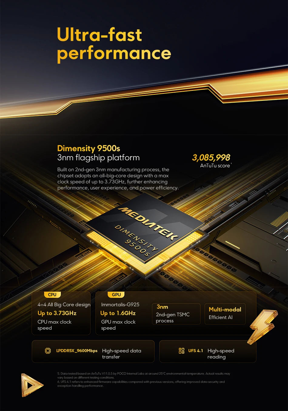 【World Premiere】Global Version  POCO X8 Pro Max 8500mAh Smartphone Dimensity 9500s 6.83'' 1.5K 120Hz Ultra-Bright AMOLED Display