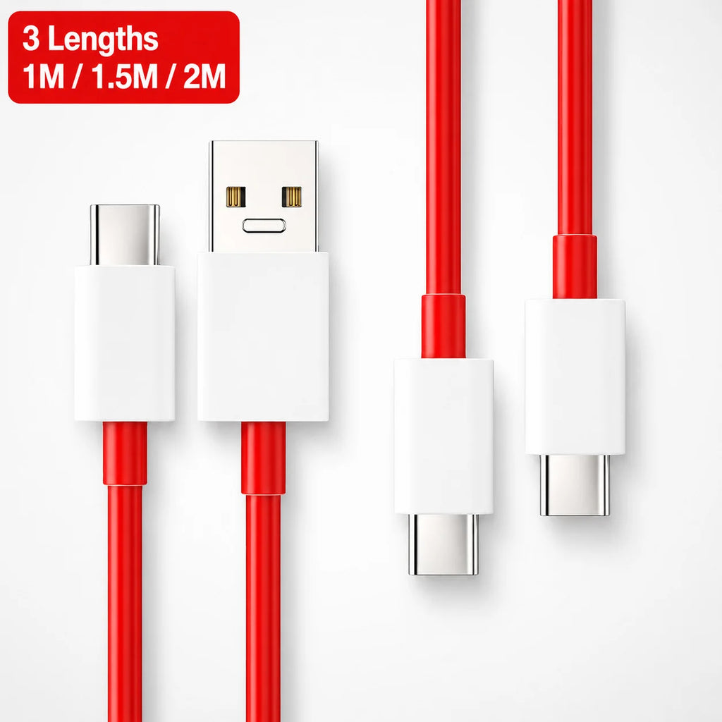 65W USB C Cable Fast Charging Type C Data Cable USB A to C C to C for OnePlus 13 12 11 10 Pro Nord PD Quick Charge 1M 1.5M 2M