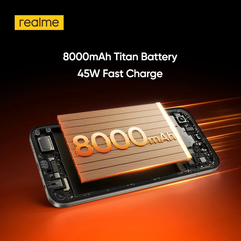 [New Launch] realme P4x Smartphone 6.8" 120Hz LCD Display UNISOC T7250 Chipset 50MP AI Camera 8000mAh Battery 45W Charge NFC