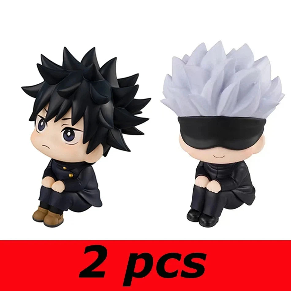 6.5cm Anime Jujutsu Kaisen Figure Itadori Yuji Gojo Satori Fushiguro Megumi Kugisaki Kawaii Toy Car Decoration PVC Model Gift