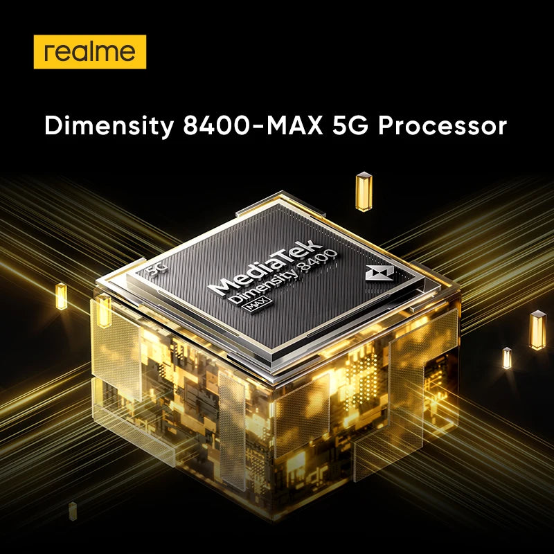[World Premiere] realme GT 7T 5G Smartphone Dimensity 8400-MAX Chipset 7000mAh Battery 120W Charge 6.8" 120Hz AMOLED Display NFC