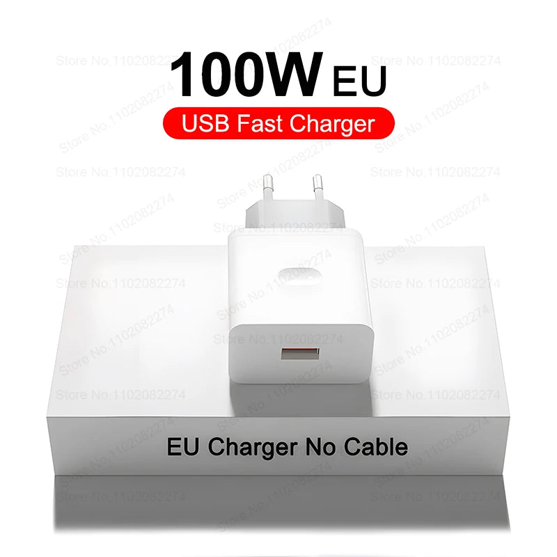 For Oneplus 100W SuperVOOC USB Fast Charger For Oneplus 15 15r 13 13r 13t 13s ace 6t nord 6 Fast Charging Plug Type C Date Cable