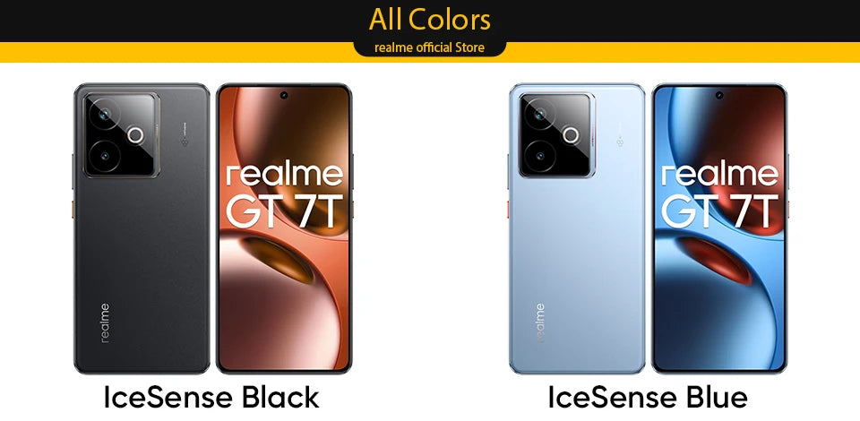 [World Premiere] realme GT 7T 5G Smartphone Dimensity 8400-MAX Chipset 7000mAh Battery 120W Charge 6.8" 120Hz AMOLED Display NFC