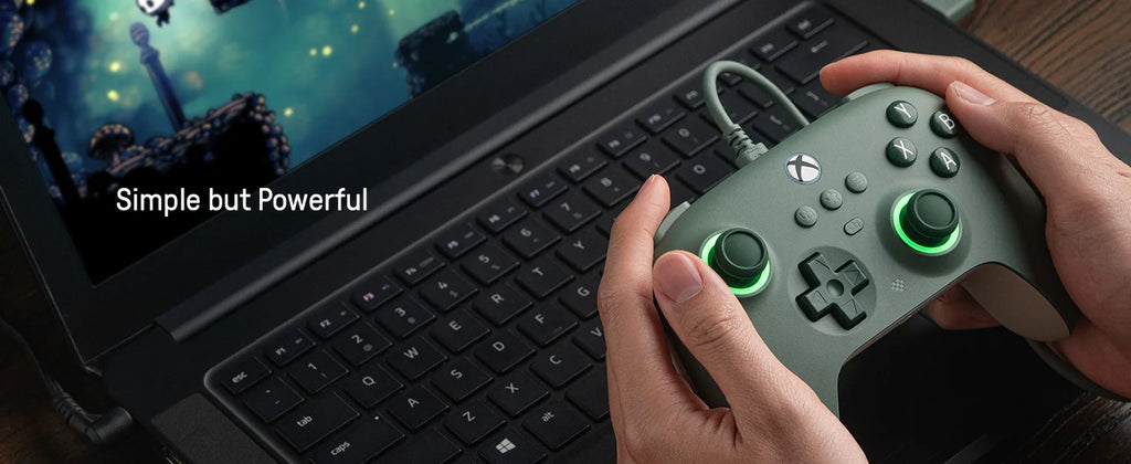 8BitDo Ultimate C Wired Controller USB Gamepad with Hall Effect Joysticks for PC Windows and Xbox Series X、Series S, Xbox One,.