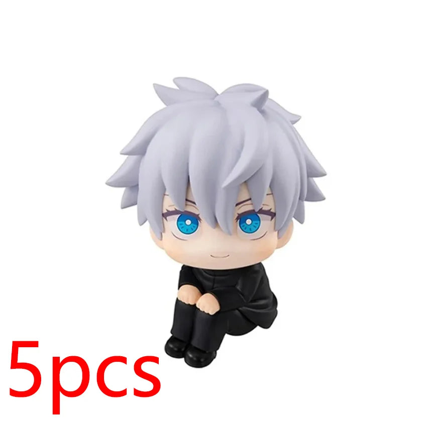 6.5cm Anime Jujutsu Kaisen Figure Itadori Yuji Gojo Satori Fushiguro Megumi Kugisaki Kawaii Toy Car Decoration PVC Model Gift