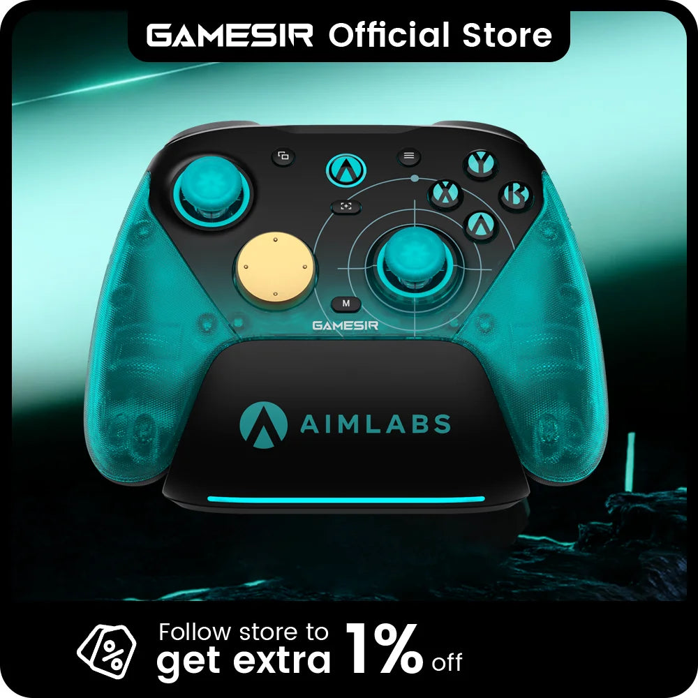 GameSir G7 Pro 8K Aimlabs Edition Wireless Switch Controller 8000Hz Polling Rate Gamepad, TMR Gen-2 Joystick Hall Effect Trigger