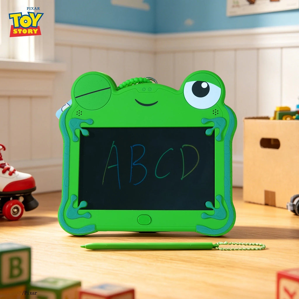 Toy Story 5 Authentic Frog Lilypad LCD Tablet Keychain Erasable Drawing  Boys Puzzle Drawing Erasable Handwritten Bag Pendant