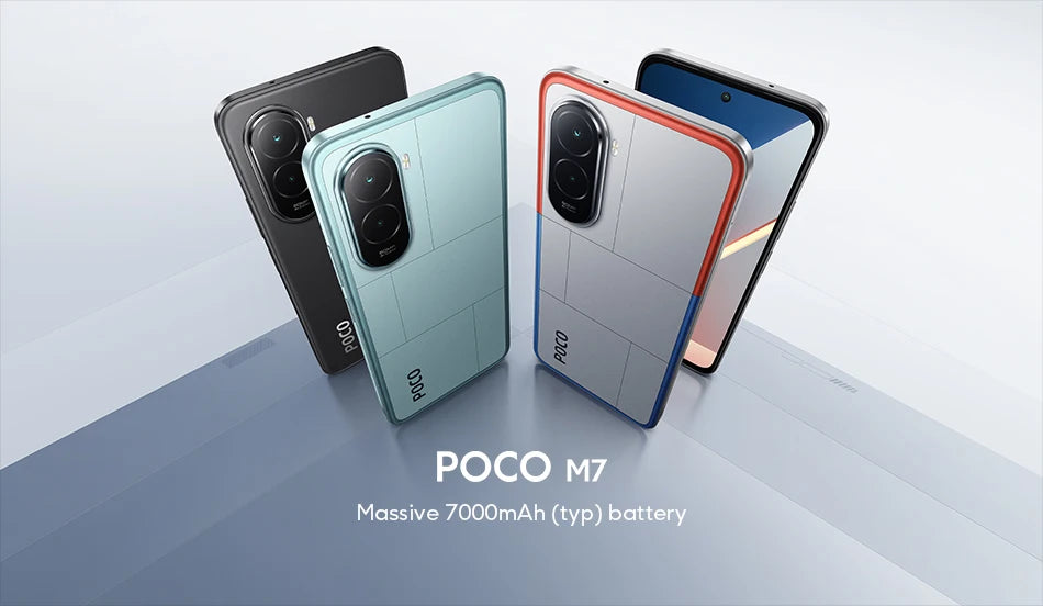 【World Premiere】POCO M7 Global Version Smartphone Snapdragon 685 7000mAh battery Immersive 6.9" FHD+ Display NFC 33W Charging
