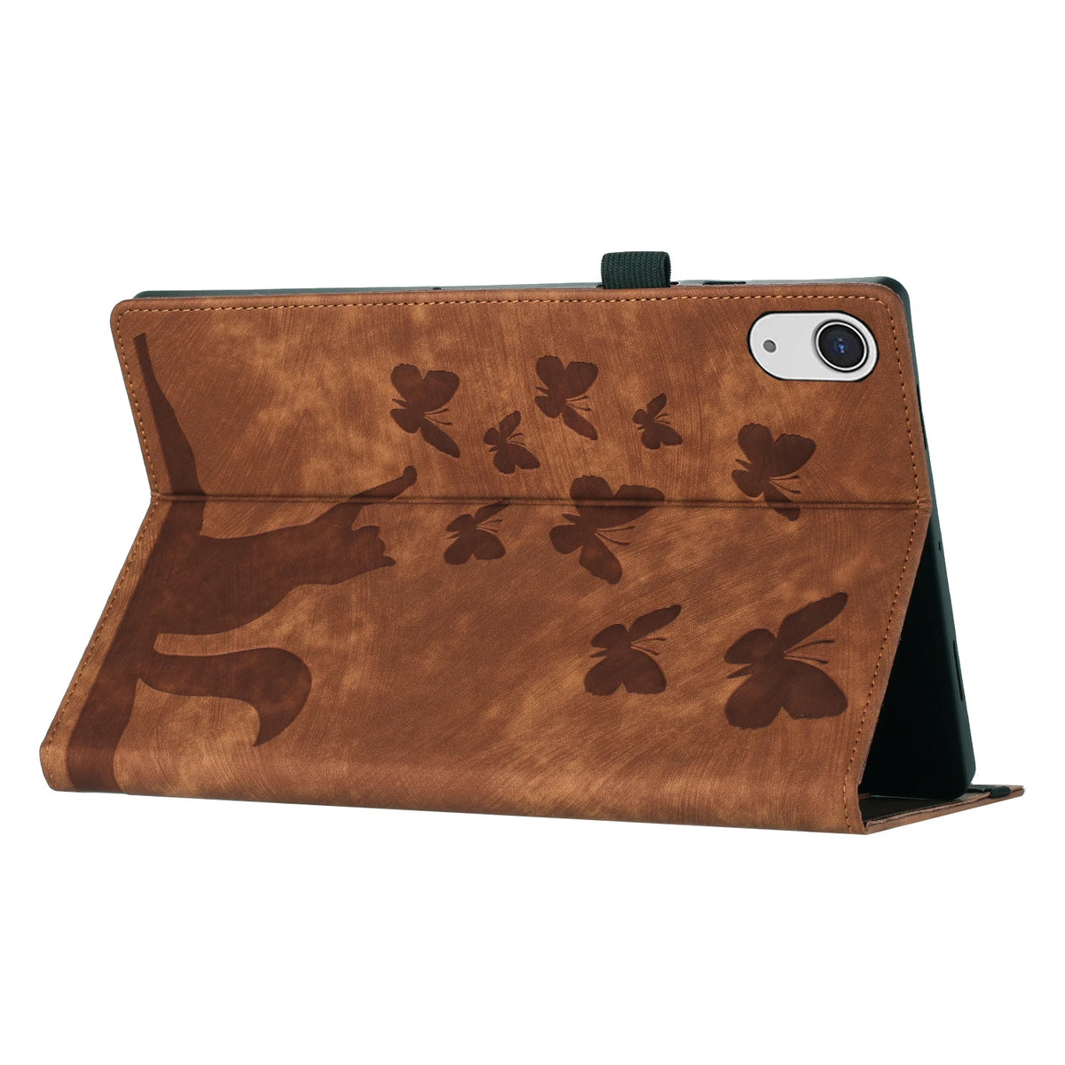with Card Slot Butterfly Cat Tablet Case For iPad 2025 Pro Air MINI 10.2 10.9 11 12.9 13 inch 4 5 6 7 8 9 10th Generation Cover