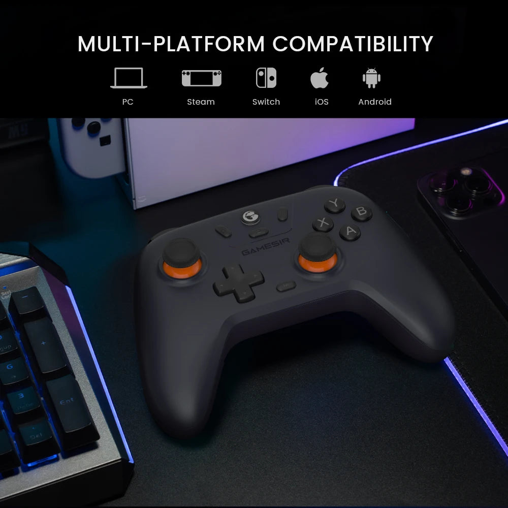 GameSir Nova Lite Switch Controller Hall Effect Gamepad for Nintendo Switch iPhone Android Mobile Phone Windows PC Steam