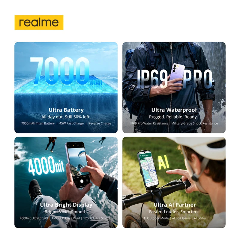 [In Stock] realme C85 Pro Smartphone 6.8" 120Hz AMOLED Display 7000mAh Battery 45W Charge IP69 Pro NFC 50MP Camera