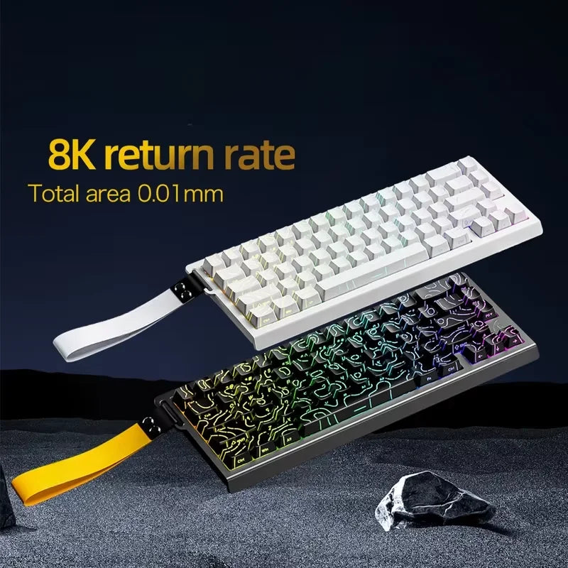 X68 HE Rapid Trigger Keyboard 8000Hz Magnetic 0.01mm RT Accuracy Wired Ergonomics Gaming Esports Keyboard Win Macos
