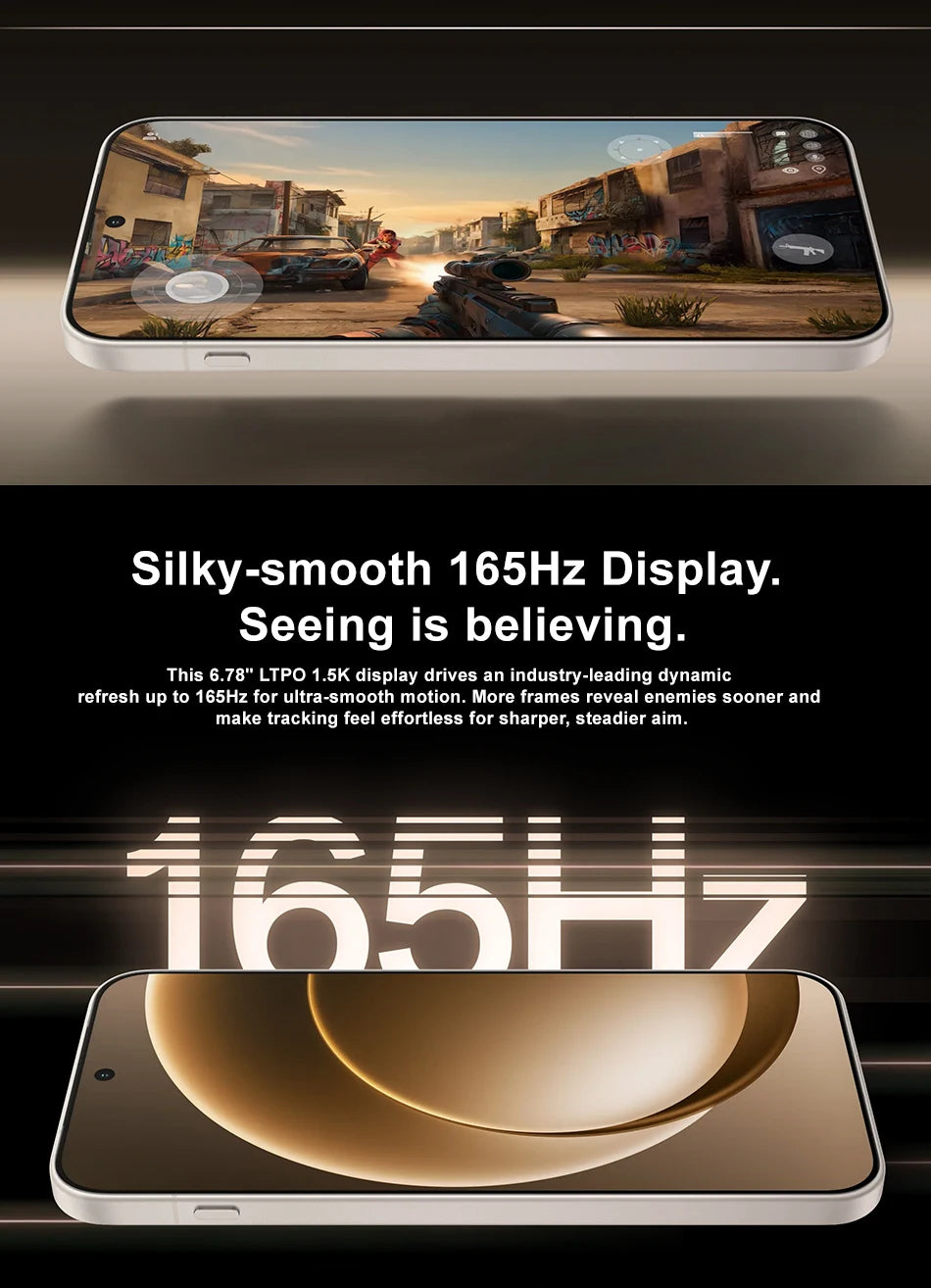Chinese Version OnePlus 15 Unlocked 5G Smartphone Snapdragon 8 Elite Gen 5 6.78'' 165Hz Screen 50MP Camera 7300mAh Battery NFC