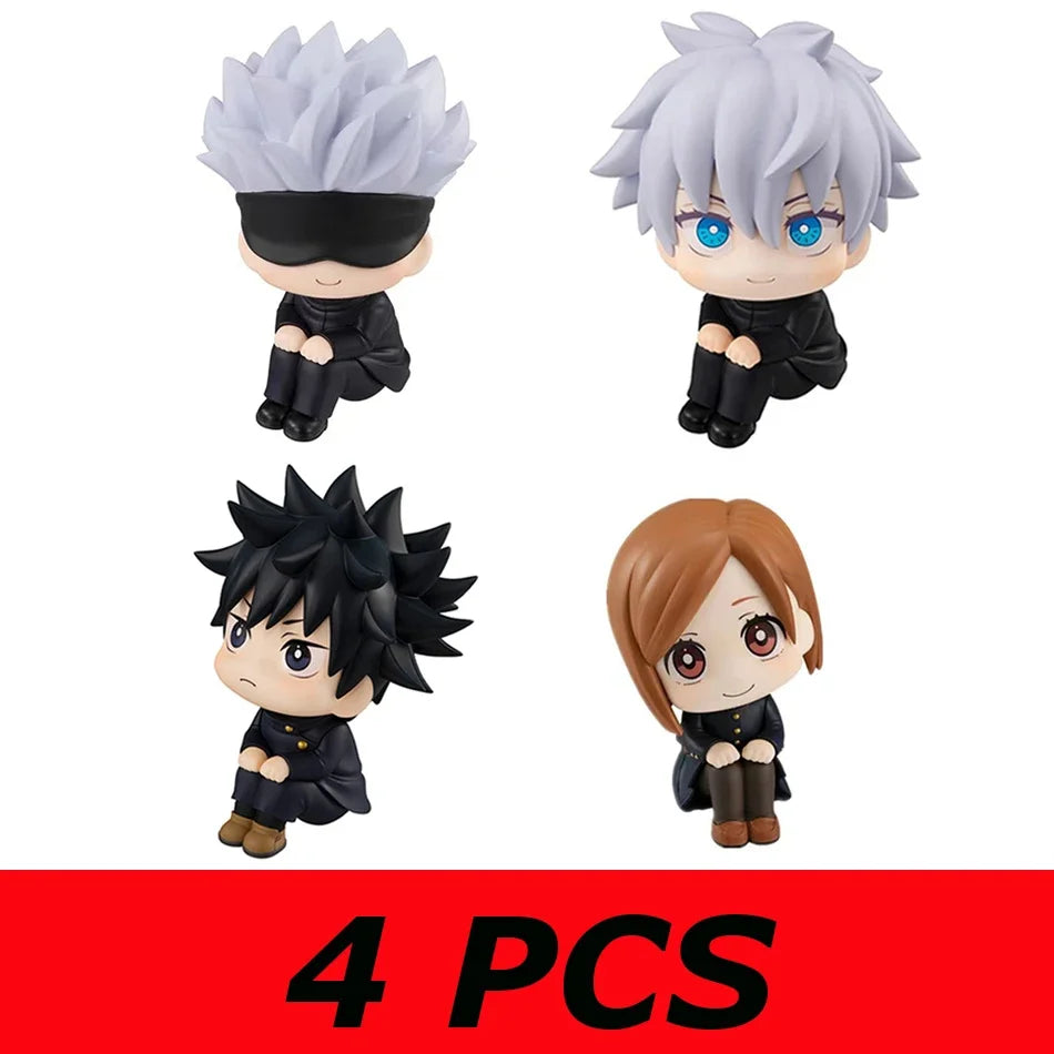 6.5cm Anime Jujutsu Kaisen Figure Itadori Yuji Gojo Satori Fushiguro Megumi Kugisaki Kawaii Toy Car Decoration PVC Model Gift