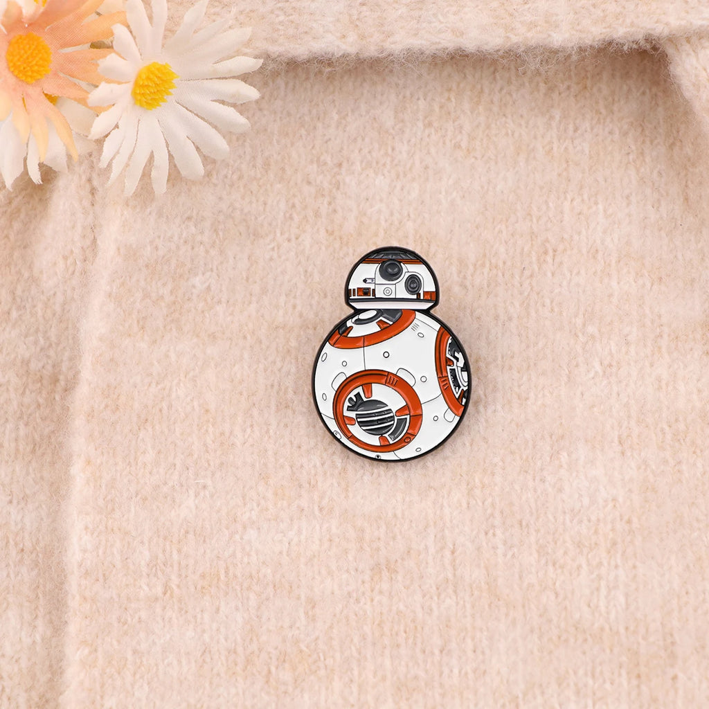 Classic Enamel Pins Cool Brooches Badges for Backpacks Jackets Hats Retro Sci-Fi Collection Gift for Fans Cosplay Accessories