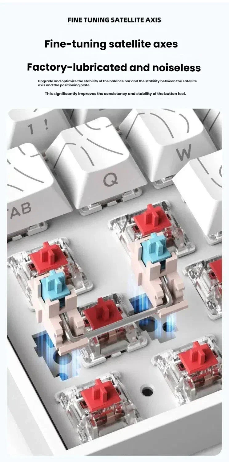 X68 HE Rapid Trigger Keyboard 8000Hz Magnetic 0.01mm RT Accuracy Wired Ergonomics Gaming Esports Keyboard Win Macos