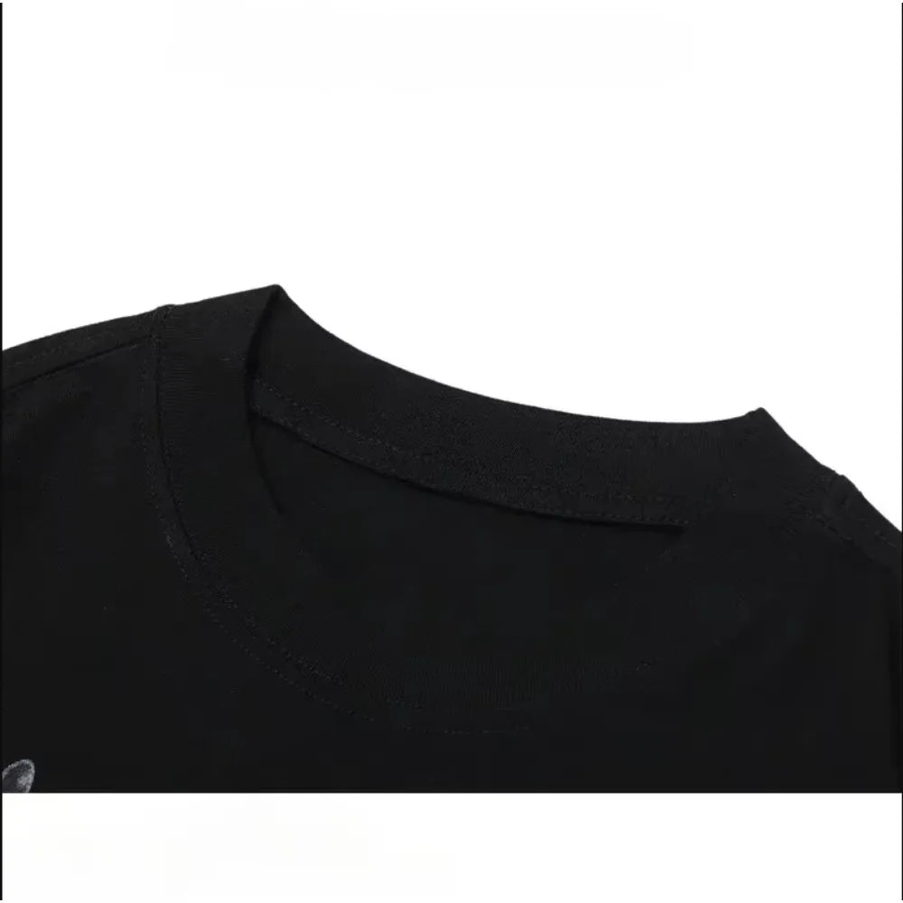 Demon Slayer Men's T-shirt Kamado Tanjiro Japan Anime Summer Boy Spring and Autumn Children's Short Sleeves Parent-Child Wear