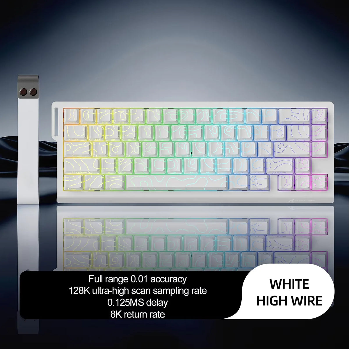X68 HE Rapid Trigger Keyboard 8000Hz Magnetic 0.01mm RT Accuracy Wired Ergonomics Gaming Esports Keyboard Win Macos