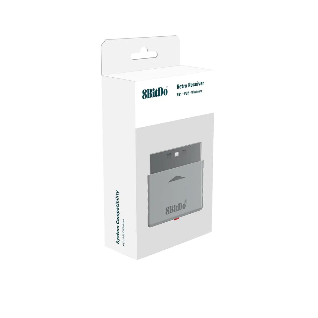 8BitDo Retro Receiver Adapter Dongle for PS1 PS2 Windows Support Xbox Series / Xbox One Controller Switch PS5 PS4 Gamepad