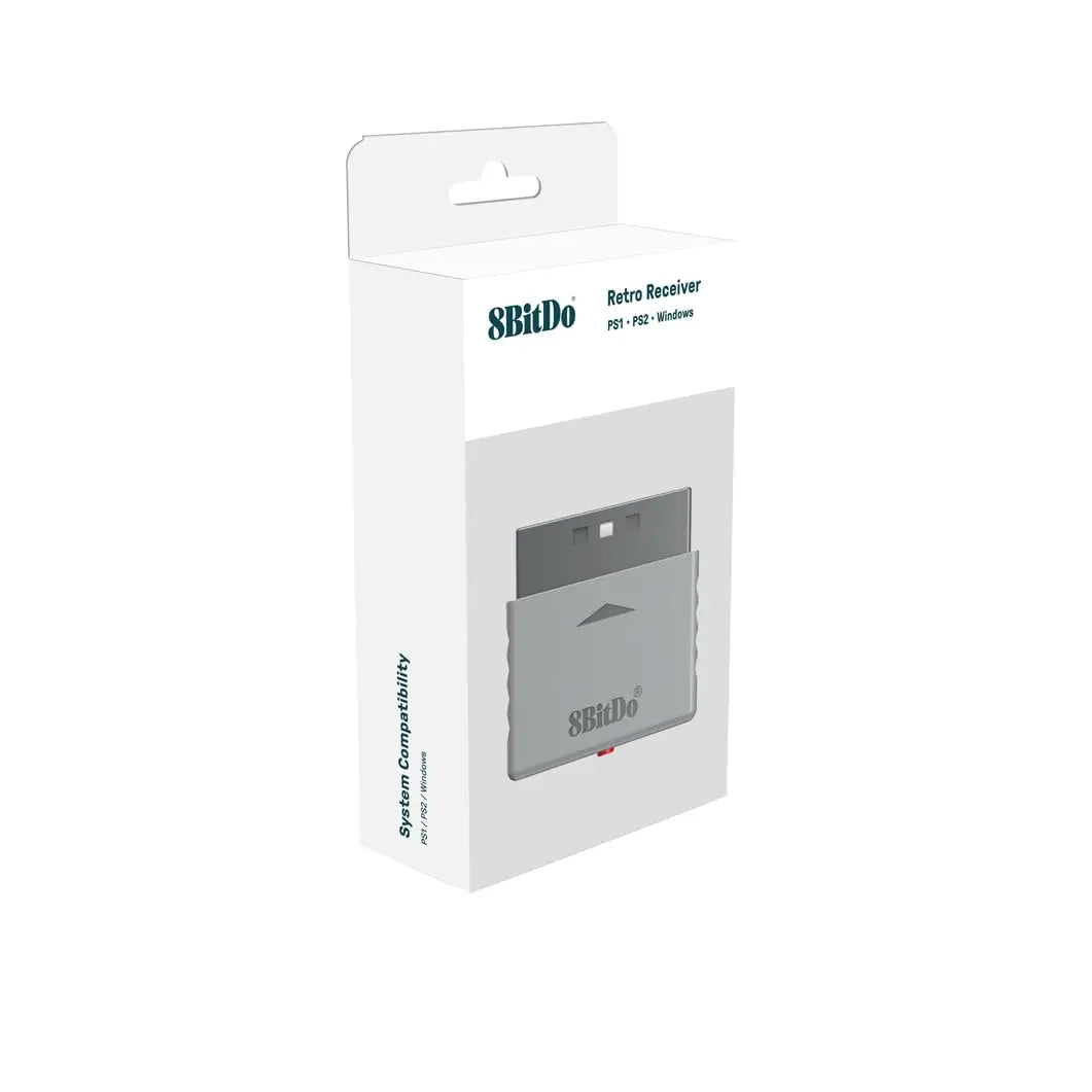 8BitDo Retro Receiver Adapter Dongle for PS1 PS2 Windows Support Xbox Series / Xbox One Controller Switch PS5 PS4 Gamepad