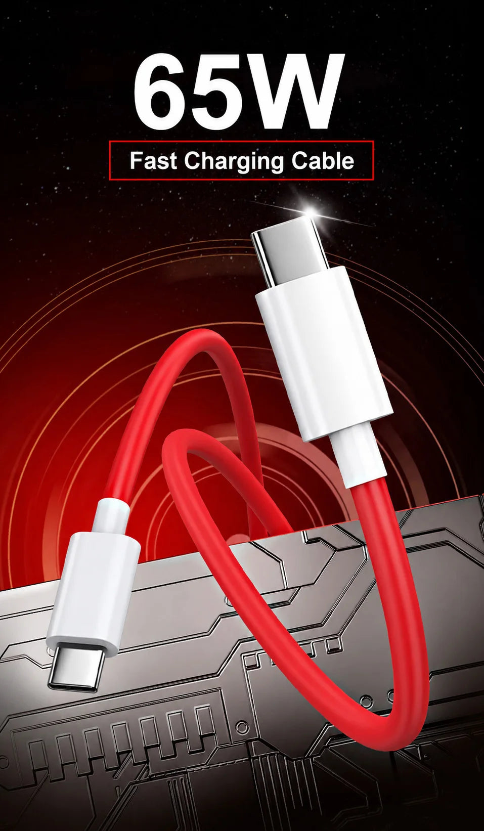 65W USB C Cable Fast Charging Type C Data Cable USB A to C C to C for OnePlus 13 12 11 10 Pro Nord PD Quick Charge 1M 1.5M 2M