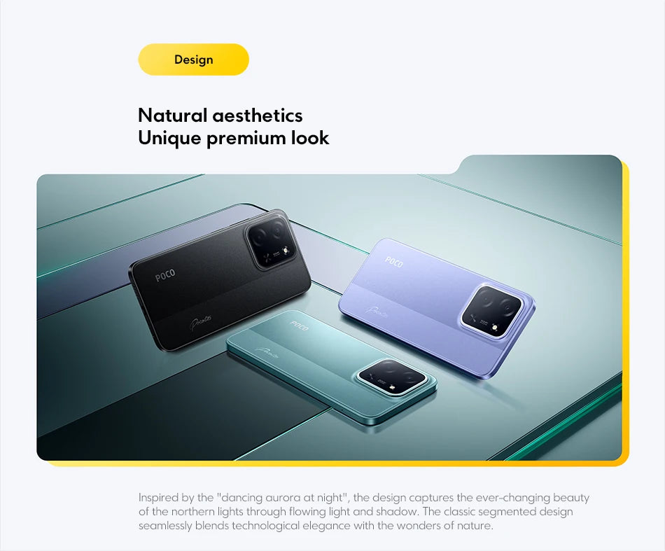POCO C85 Global Version Smartphone NFC 128GB 256GB MediaTek Helio G81-Ultra 6.9" Dot Drop Display 50MP Main Camera 6000mAh