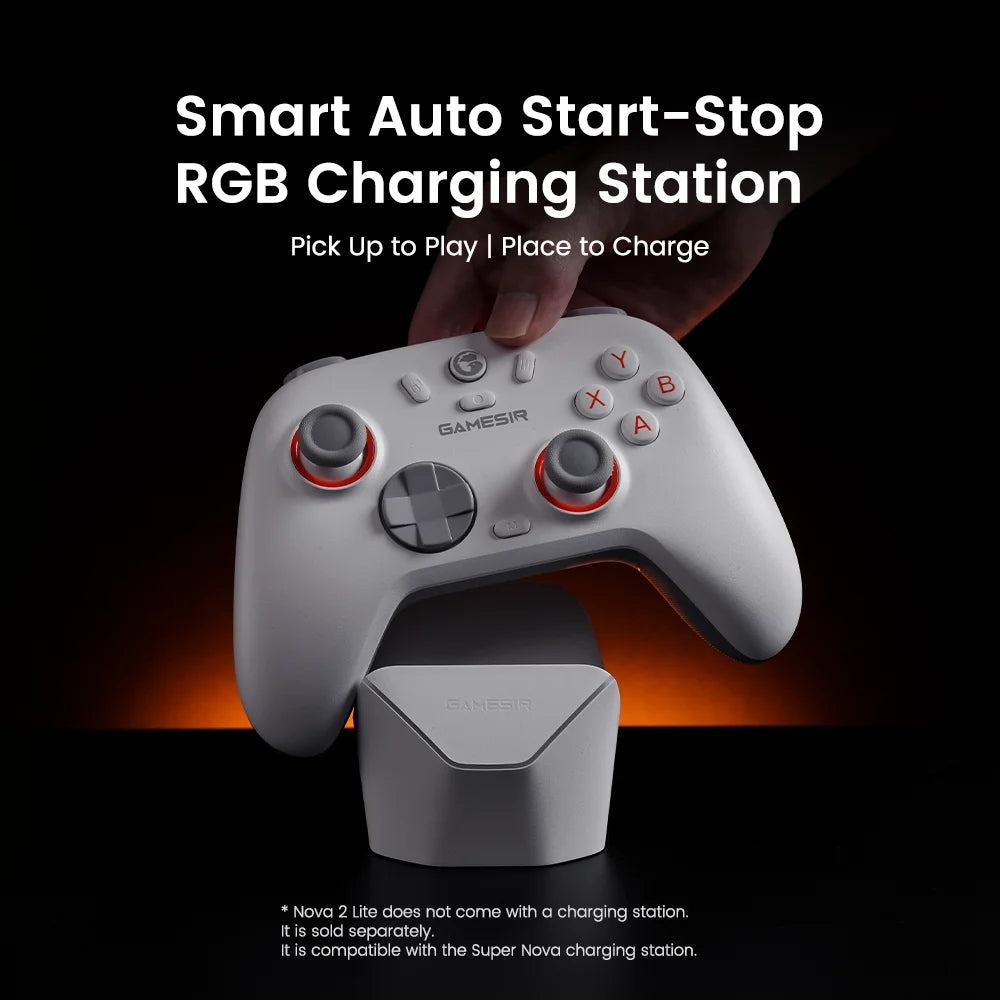 GameSir Nova Lite 2 Switch Controller Wireless Gamepad with Hall Effect for Nintendo Switch iPhone Android Phone PC Joystick