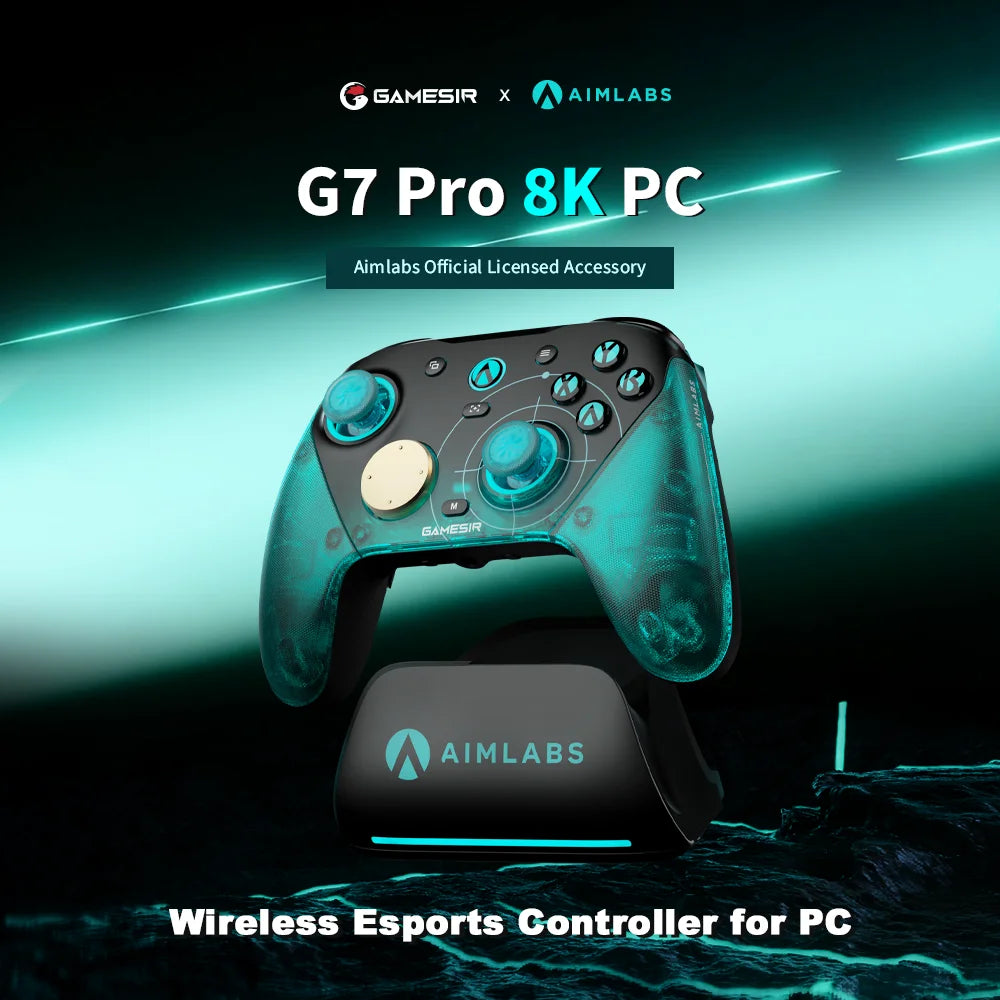 GameSir G7 Pro 8K Aimlabs Edition Wireless Switch Controller 8000Hz Polling Rate Gamepad, TMR Gen-2 Joystick Hall Effect Trigger