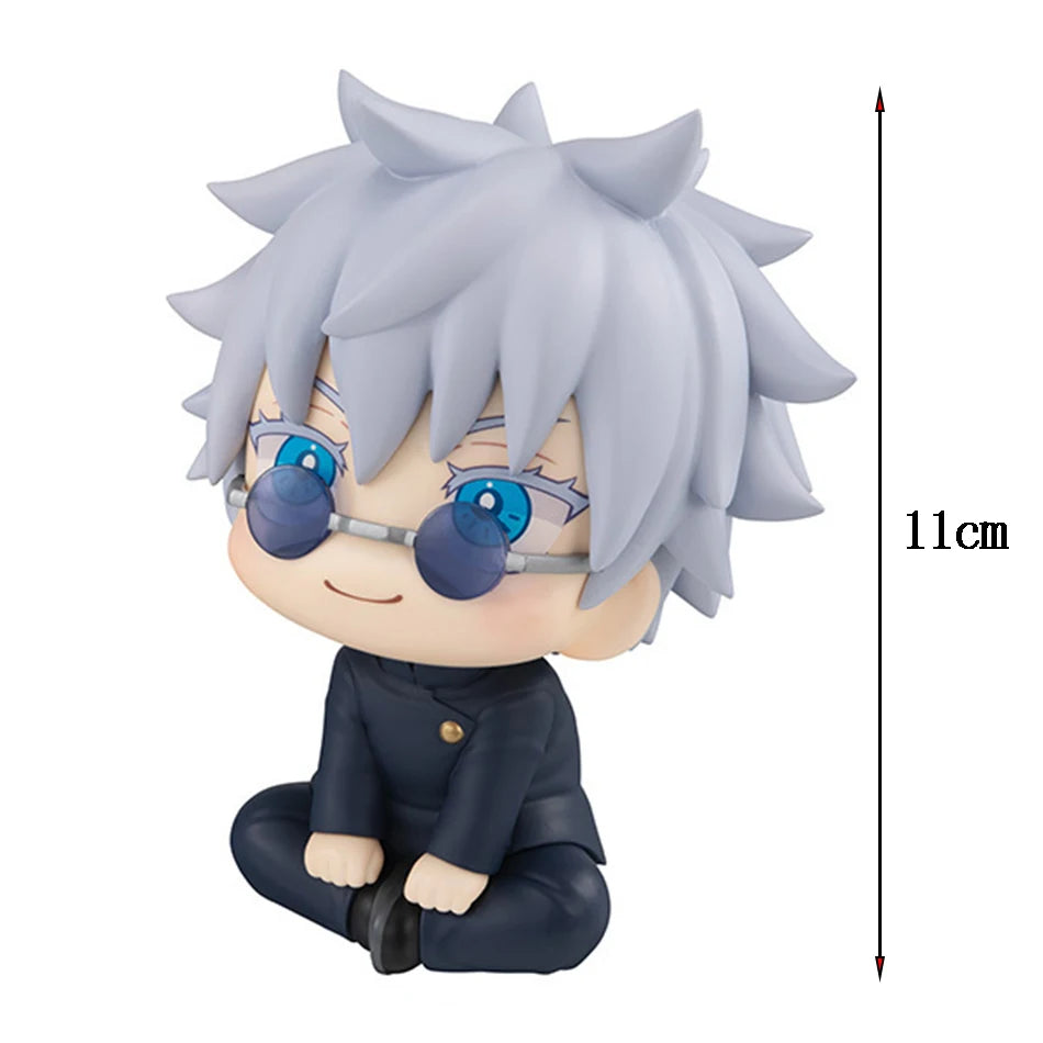 Anime Cute Fushiguro Toji Jujutsu Kaisen Figure Gojo Satoru Action Figure Q Version Doll Geto Suguru Statue 10cm PVC Model Toys