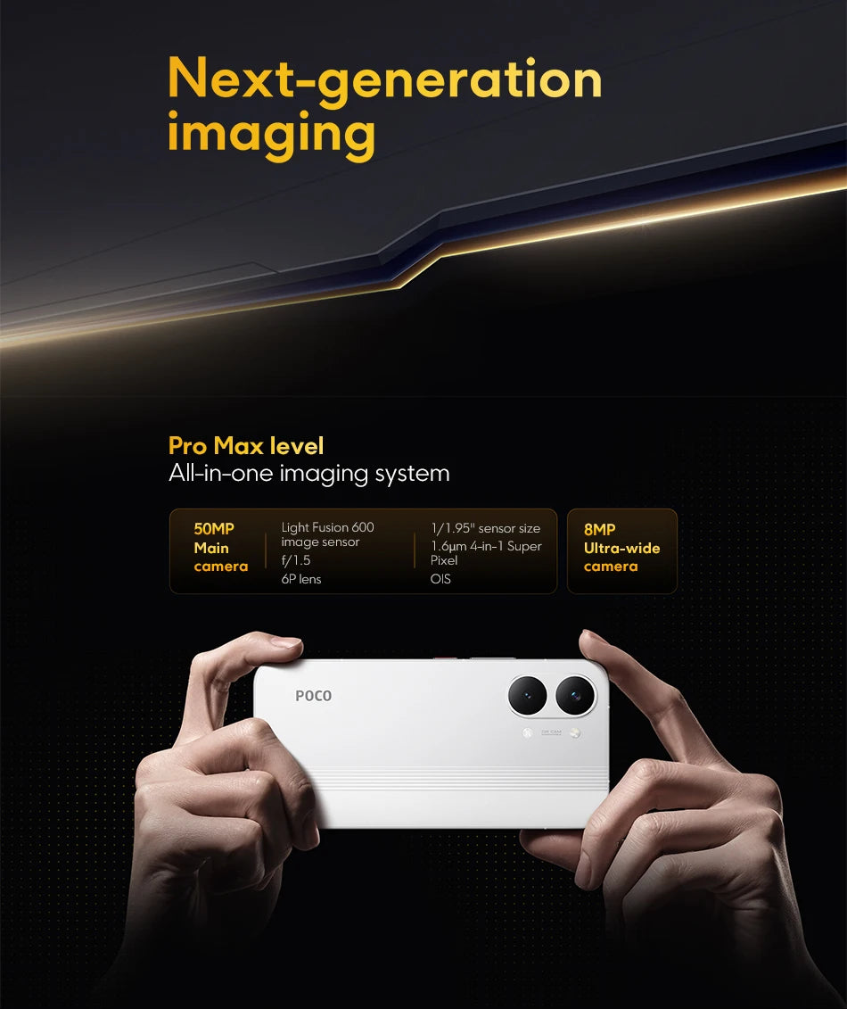 【World Premiere】Global Version  POCO X8 Pro Max 8500mAh Smartphone Dimensity 9500s 6.83'' 1.5K 120Hz Ultra-Bright AMOLED Display