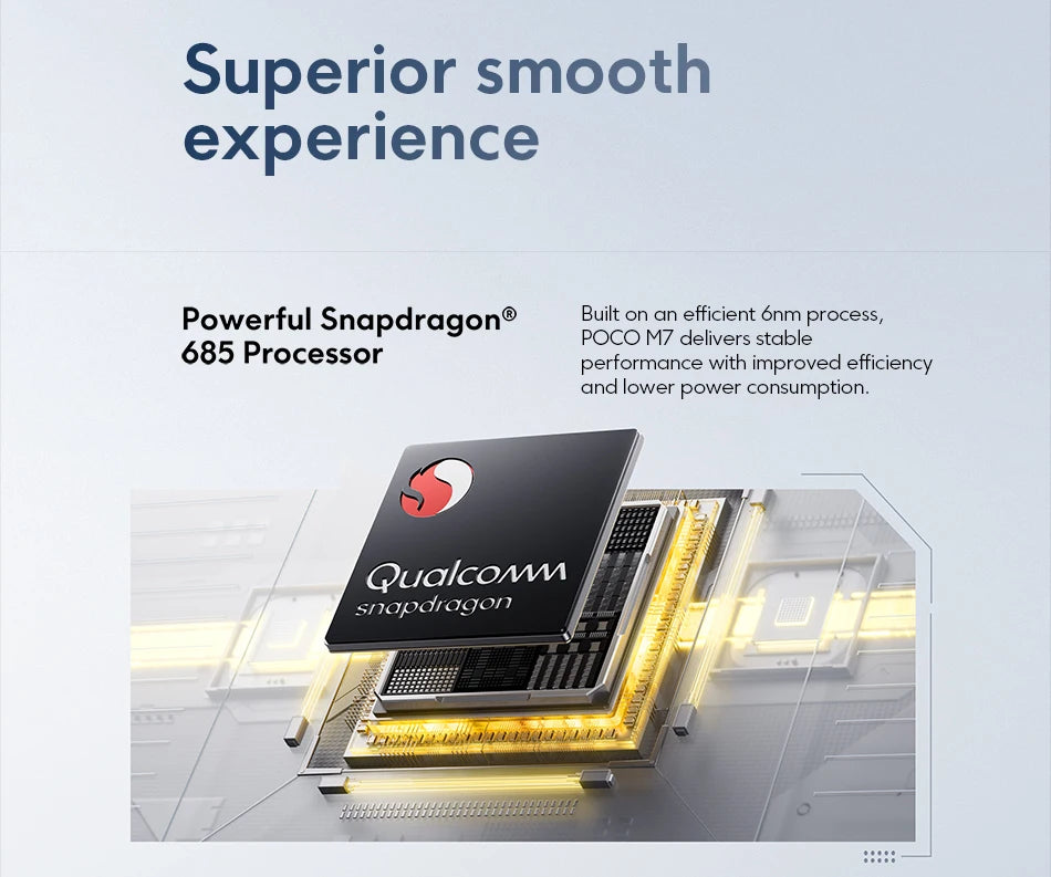 【World Premiere】POCO M7 Global Version Smartphone Snapdragon 685 7000mAh battery Immersive 6.9" FHD+ Display NFC 33W Charging