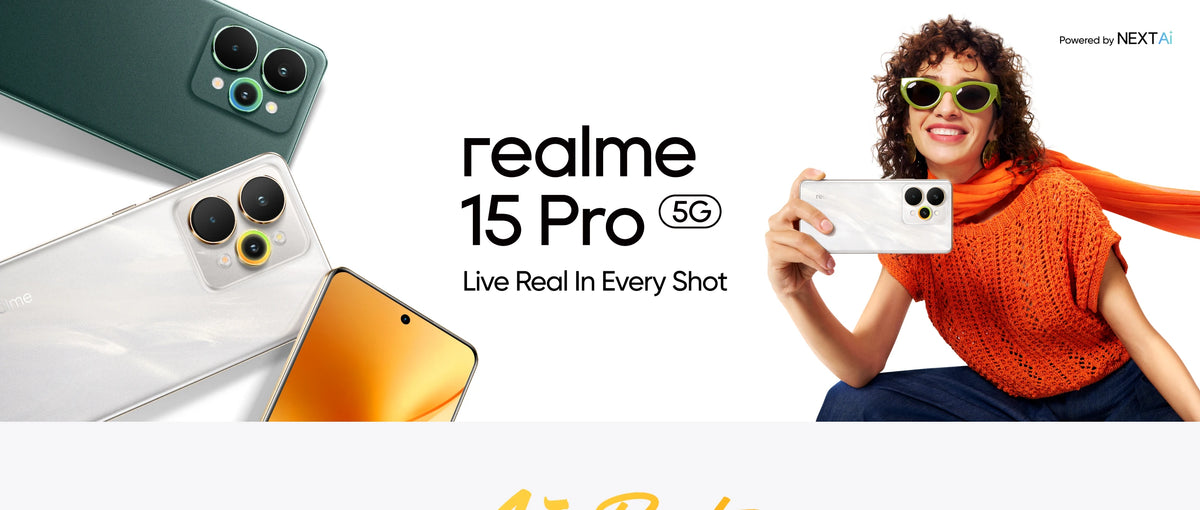 [World Premiere] realme 15 Pro 5G Smartphone Snapdragon 7 Gen 4 Chipset 7000mAh Battery 80W Charge Triple 50MP Camera 6.8" 144Hz